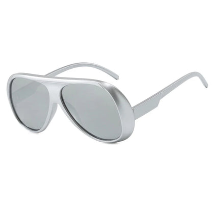 Women's Double Bridge Pilot Sunglasses – UV400 Large Frame