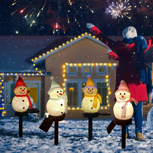 Christmas Snowman Outdoor Lights