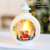 White Candle Santa