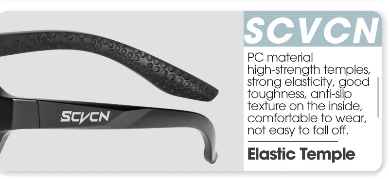 SCVCN Cycling Sunglasses – UV400 MTB Bike Goggles for Men & Women