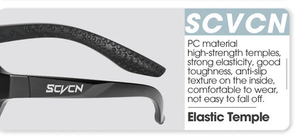 SCVCN Cycling Sunglasses – UV400 MTB Bike Goggles for Men & Women