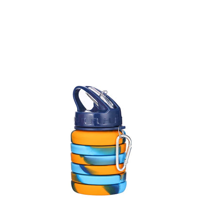 Foldable Silicone Water Bottle 500ML | Leakproof BPA Free