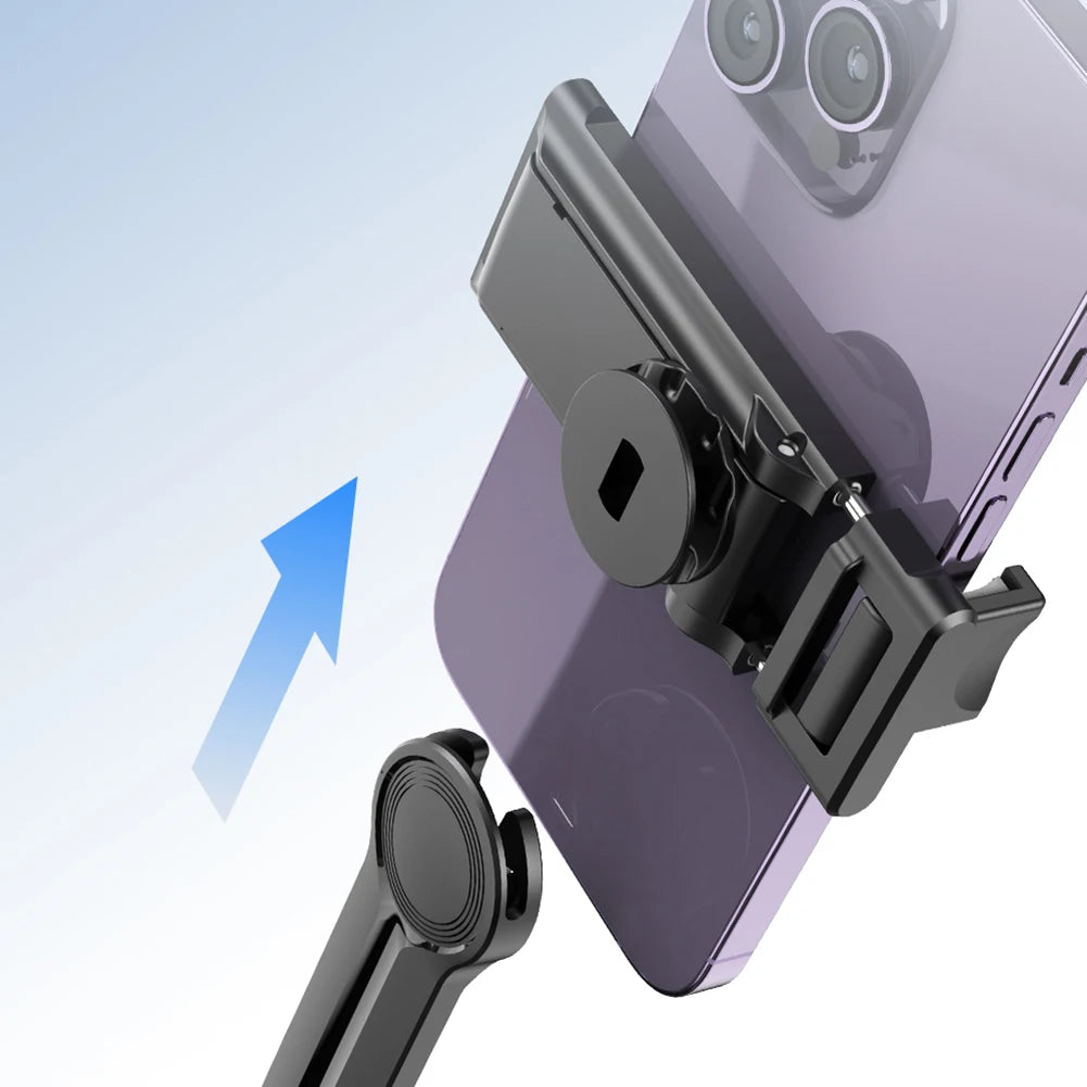 360° Auto Face Tracking Tripod – AI Phone Holder with Gesture Control