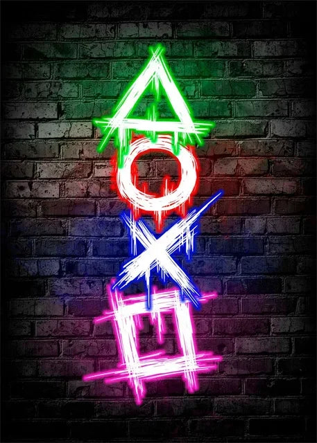 Gaming Neon Wall Art