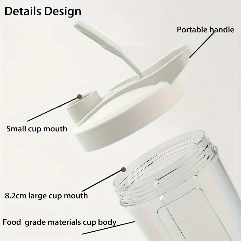 Portable Electric Shaker Bottle | USB Rechargeable Protein Mixer