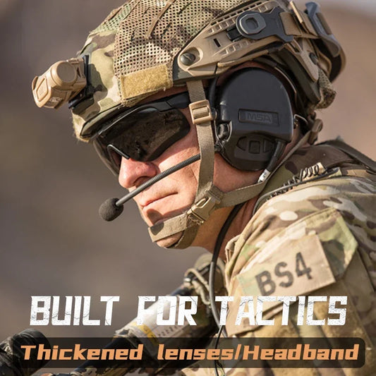 Polarized Tactical Goggles – 3 Lens Set, Windproof & Dustproof Safety Glasses