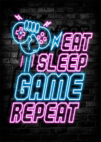 Gaming Neon Wall Art