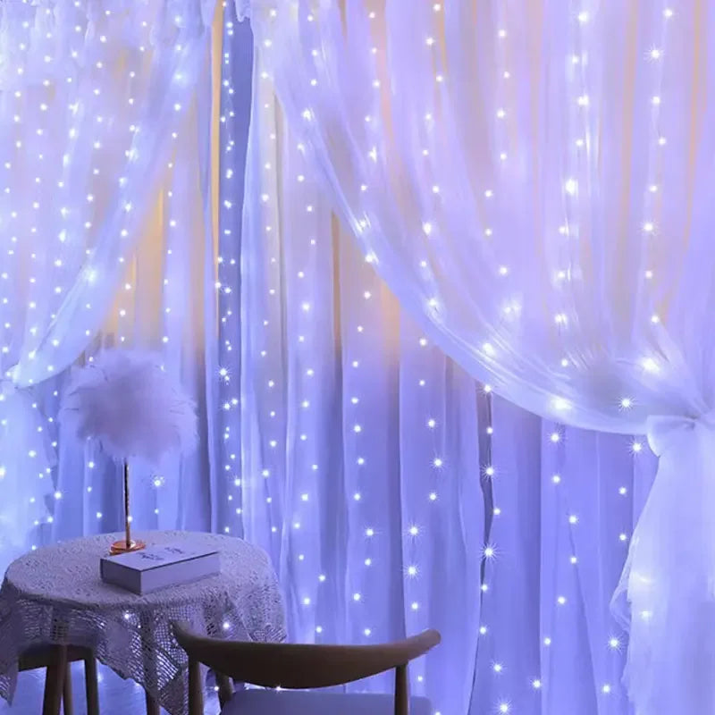 LED Curtain Fairy String Lights Decoration