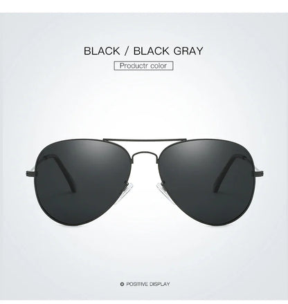 Men's Luxury Polarized Sunglasses – UV400 Square Alloy Frame