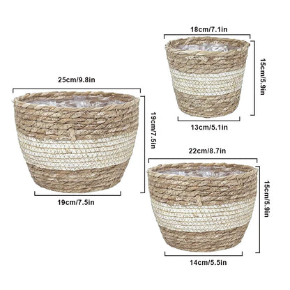 Seagrass Planter Basket Flower Pots