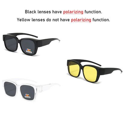 Over-Glasses Polarized Sunglasses – Fits Over Prescription Glasses, Night Vision & UV400