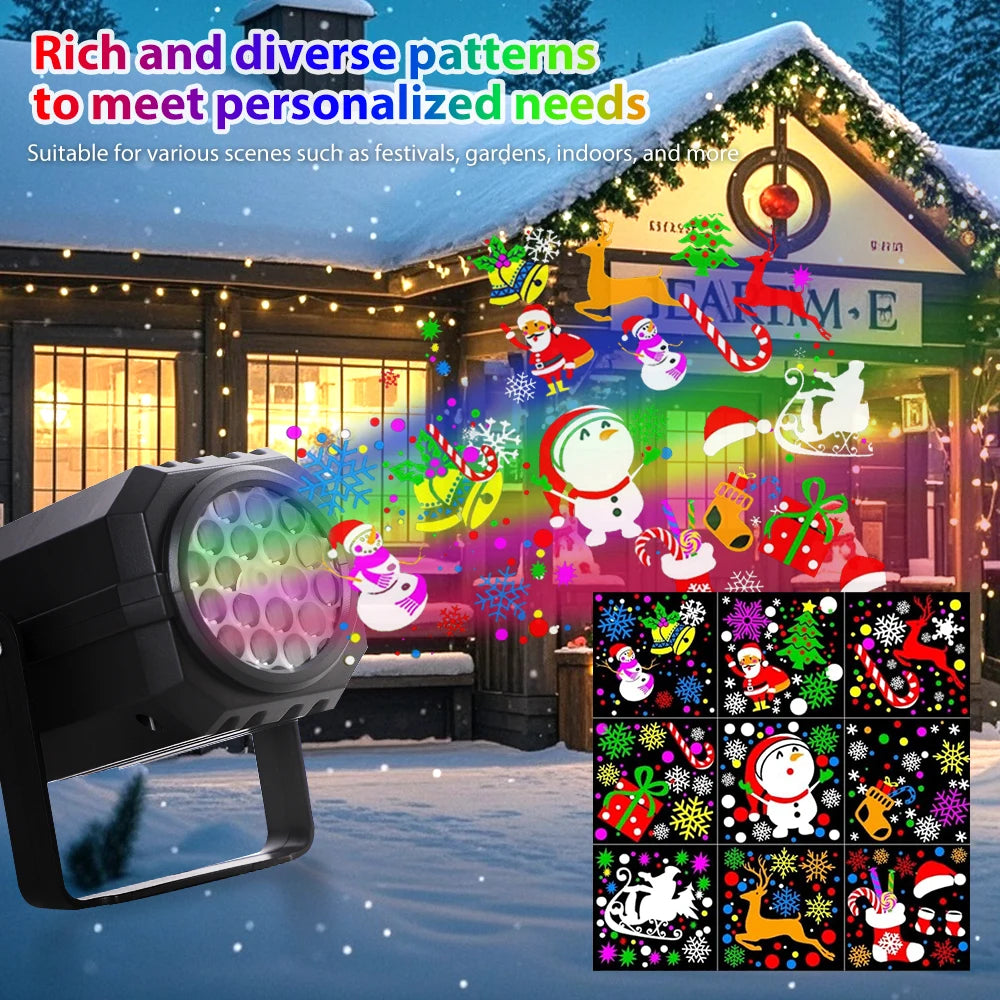 Christmas Patterned Projector Lights