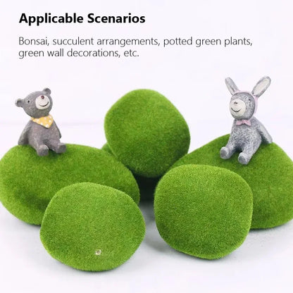 Artificial Moss Rocks