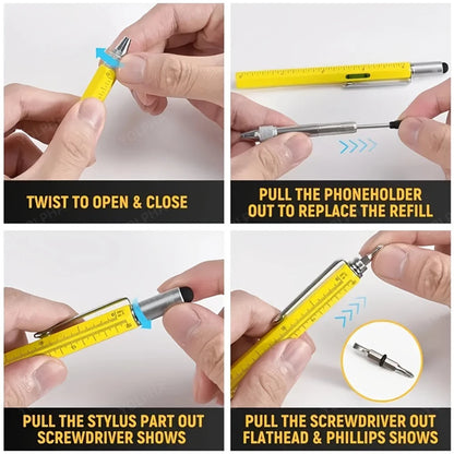 7 In 1 Multi-tool Pen for Engineers