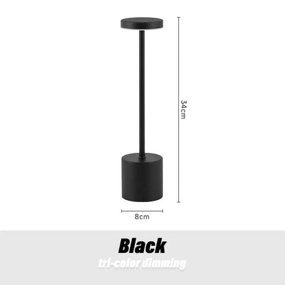 Cordless LED Table Lamp with 3-Color Dimming