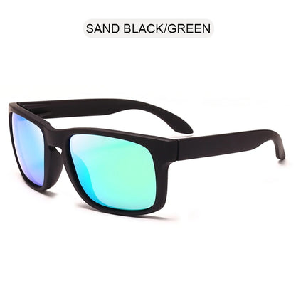 Classic Black Square Polarized Sunglasses – UV400 Sport & Fashion