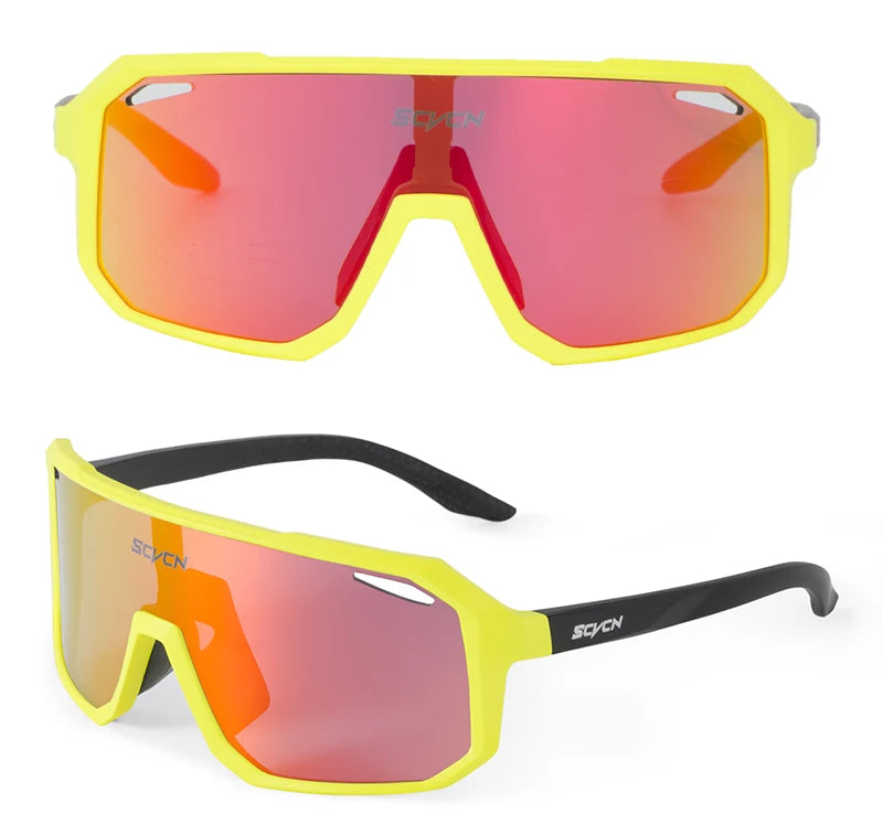 SCVCN Cycling Sunglasses – UV400 MTB Bike Goggles for Men & Women