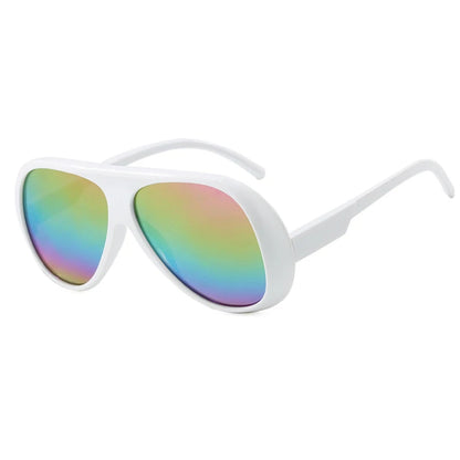 Women's Double Bridge Pilot Sunglasses – UV400 Large Frame