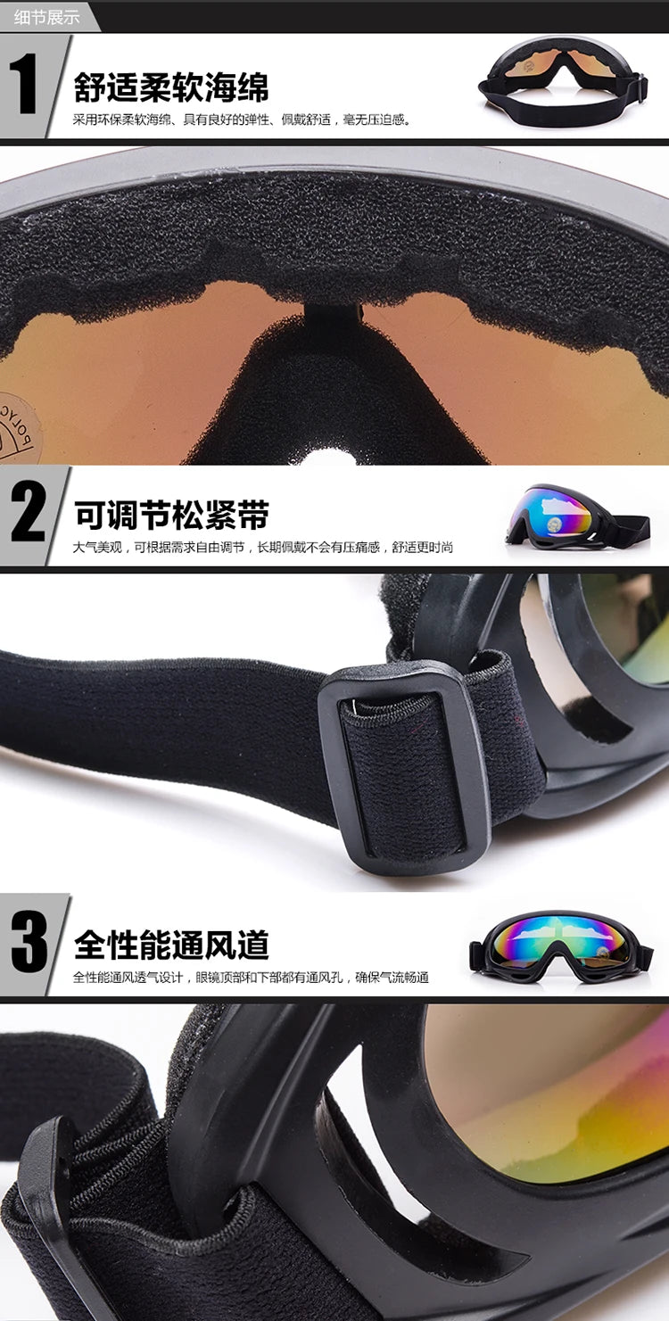 Polarized Photochromic Sport Goggles – Motocross, Ski & Snowboard Glasses