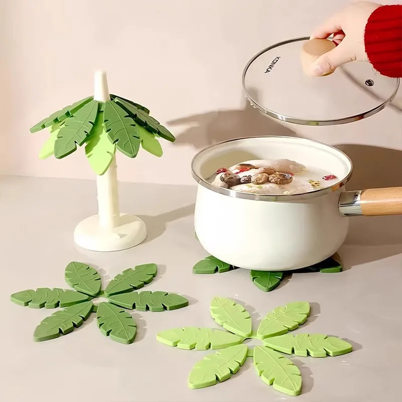 Tree Insulation Silicon Drink Coaster Mat