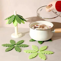 Tree Insulation Silicon Drink Coaster Mat