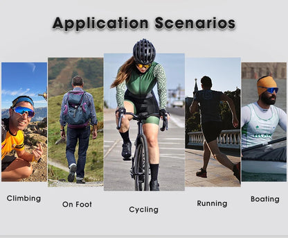 SCVCN Cycling Sunglasses – UV400 MTB Bike Goggles for Men & Women