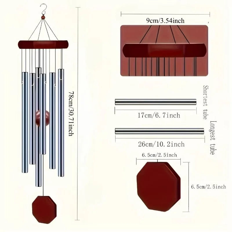 Deep Tone Wind Chimes