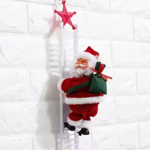 Electric Climbing Ladder Santa Claus with Music