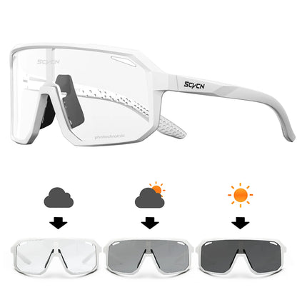 SCVCN Cycling Sunglasses – UV400 MTB Bike Goggles for Men & Women
