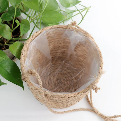 Jute Rope Hanging Planter Macrame