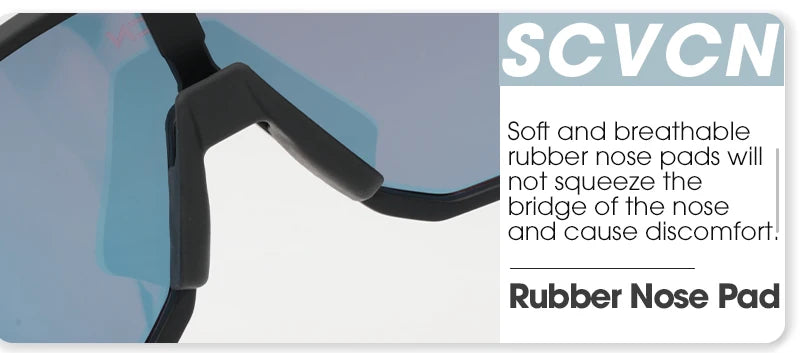 SCVCN Cycling Sunglasses – UV400 MTB Bike Goggles for Men & Women