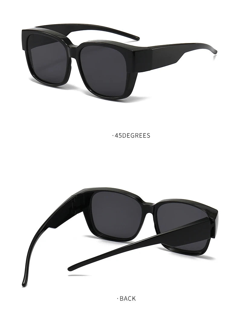 Over-Glasses Polarized Sunglasses – Fits Over Prescription Glasses, Night Vision & UV400