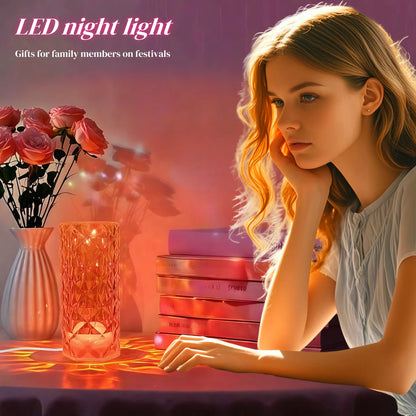 Touch-Control Crystal Desk Lamp