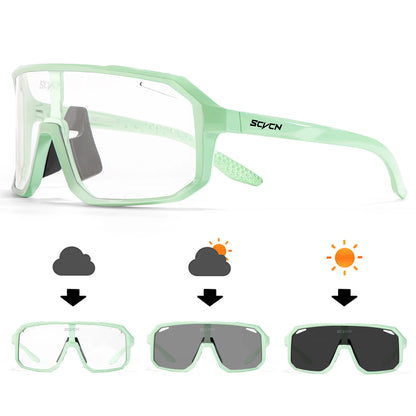 SCVCN Cycling Sunglasses – UV400 MTB Bike Goggles for Men & Women
