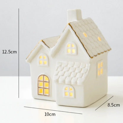 Christmas Village Houses Figurines