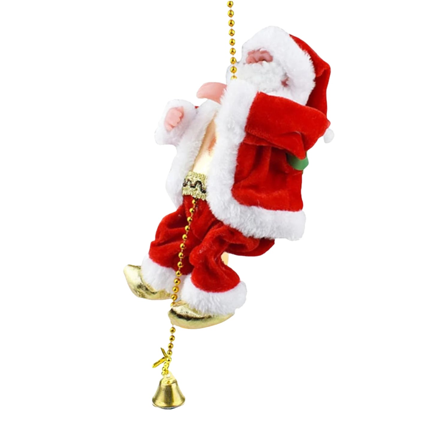 Climbing Santa with Music Christmas Ornament