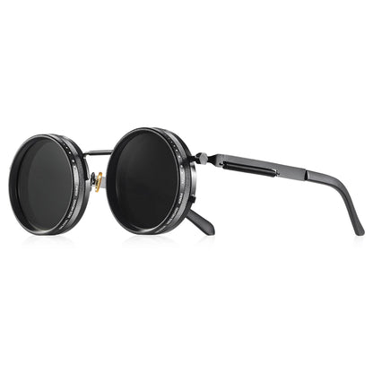 CRIXALIS Adjustable Dimming Round Sunglasses – Polarized UV400 ND9