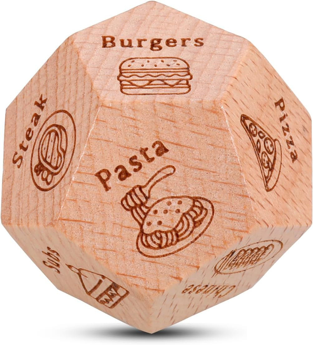 Food Decision Dice for Date Nights