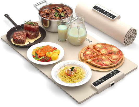 Electric Food Heating Foldable Plate