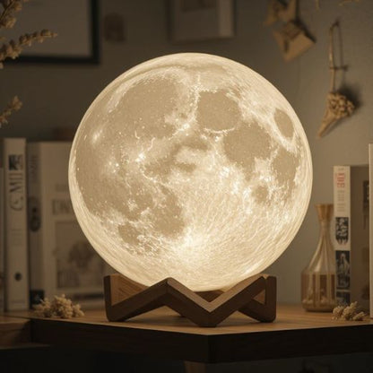 Color Changing 3D Moon Lamp