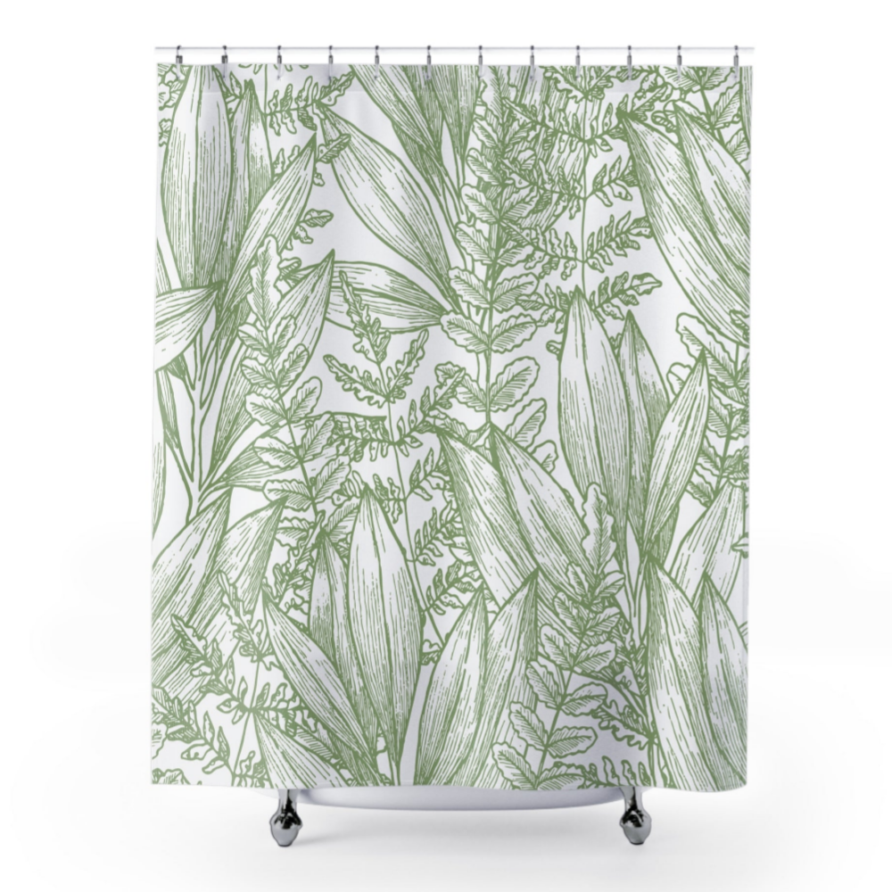 tropical-leaf-shower-curtain