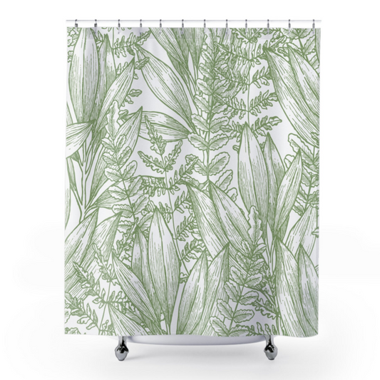tropical-leaf-shower-curtain